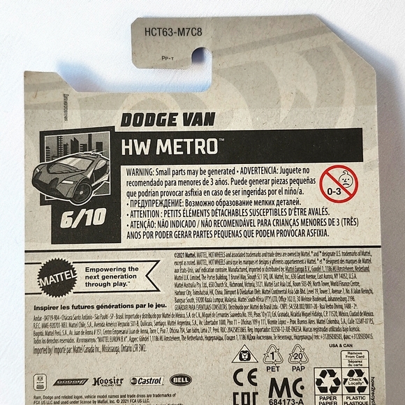 Hot Wheels - Mattel - Dodge Van - Miniature - collectible - Picture 7 of 16